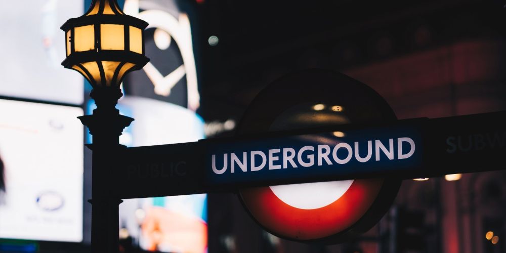 London underground sign