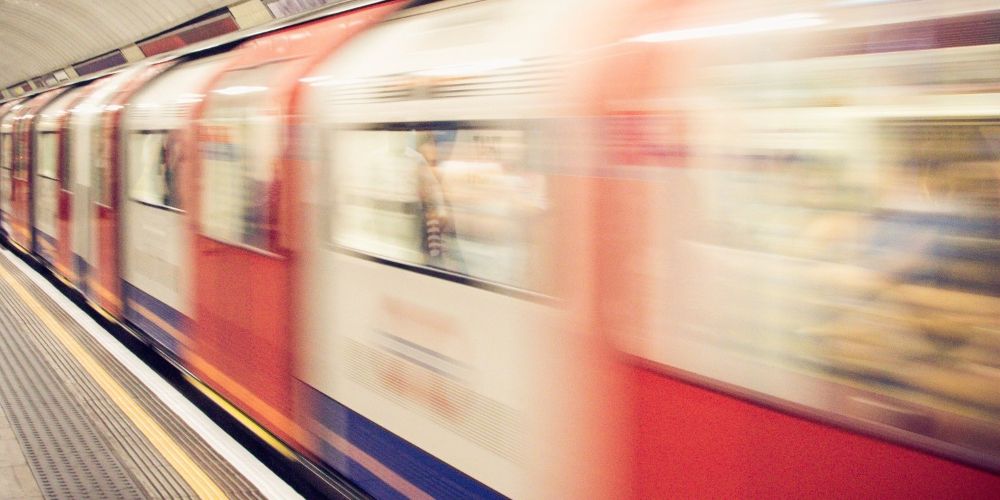 London underground tube platform